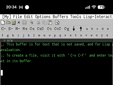 ツールバー修正前
